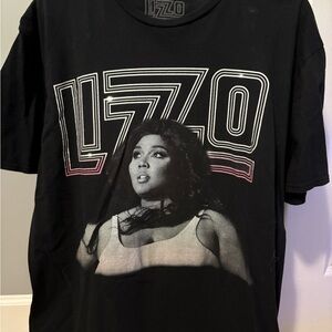 Lizzo Black Graphic Women's Top 2023
